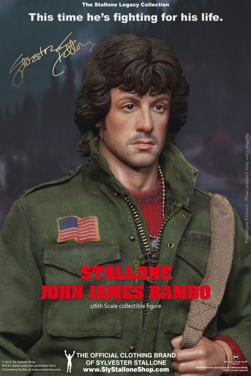 John James Rambo Sixth Scale Figure; FIRST BLOOD Series - PRE