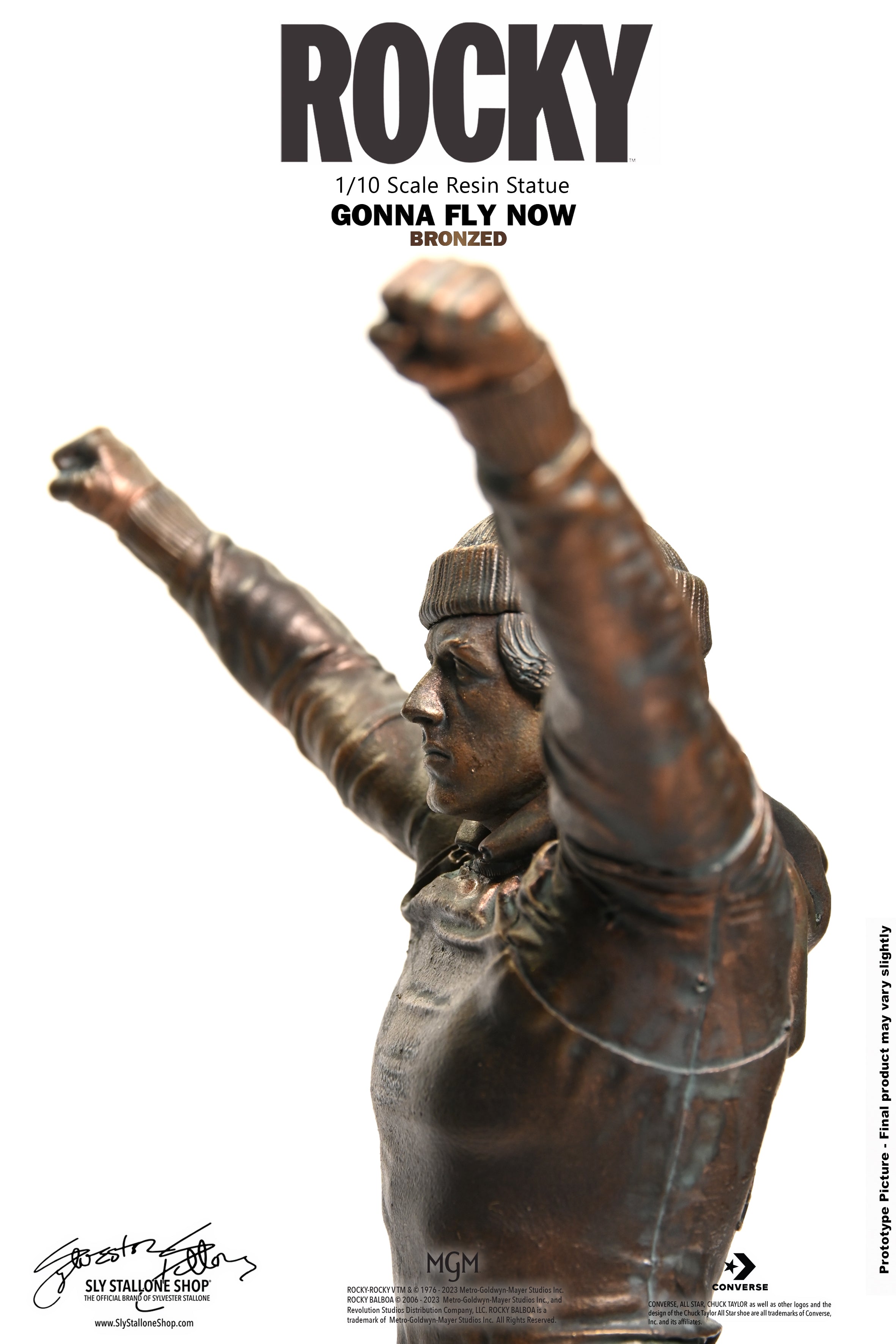 Rocky 1/10 Statue, Gonna Fly Now - Bronzed Version