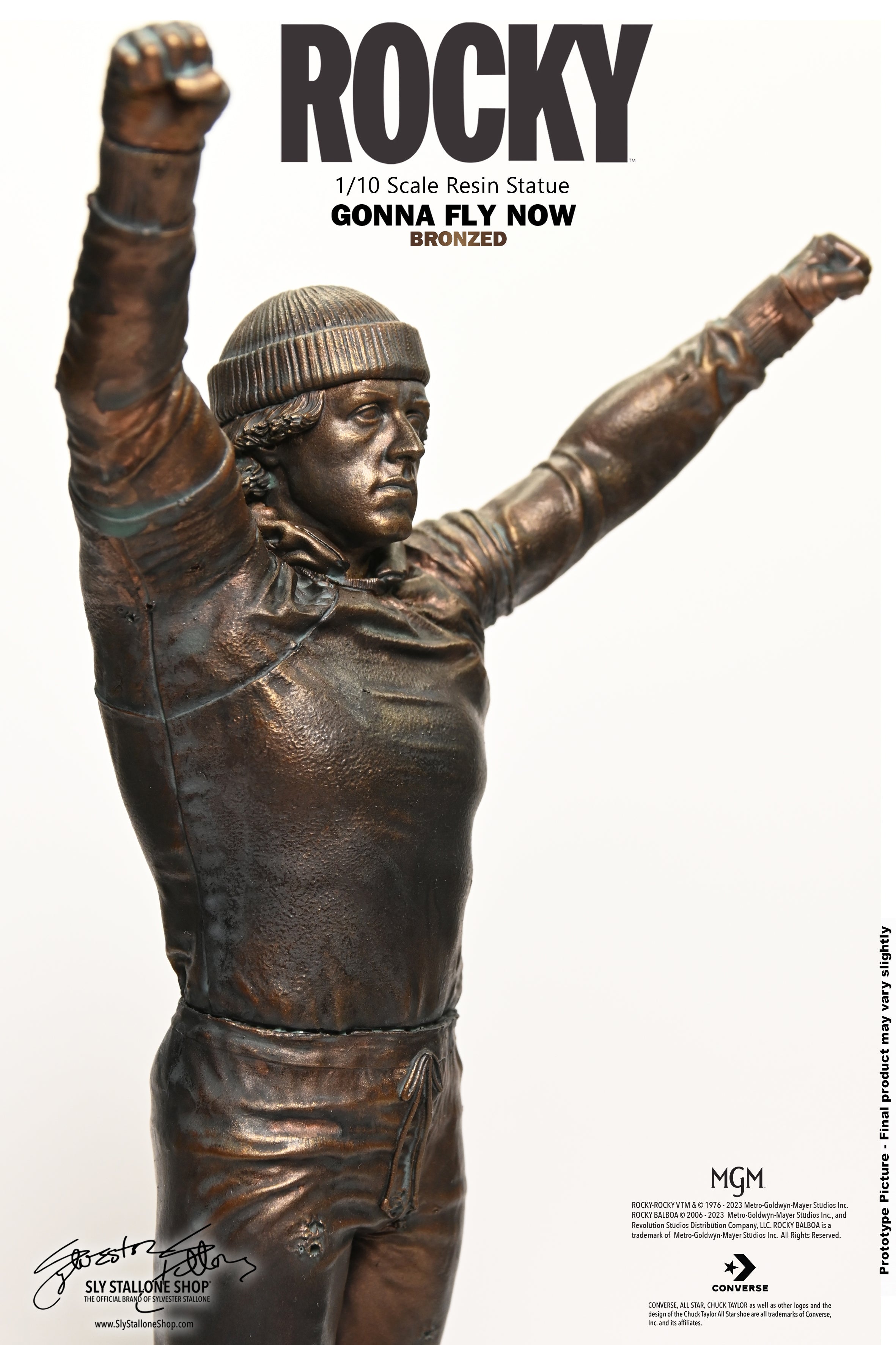 Rocky 1/10 Statue, Gonna Fly Now - Bronzed Version