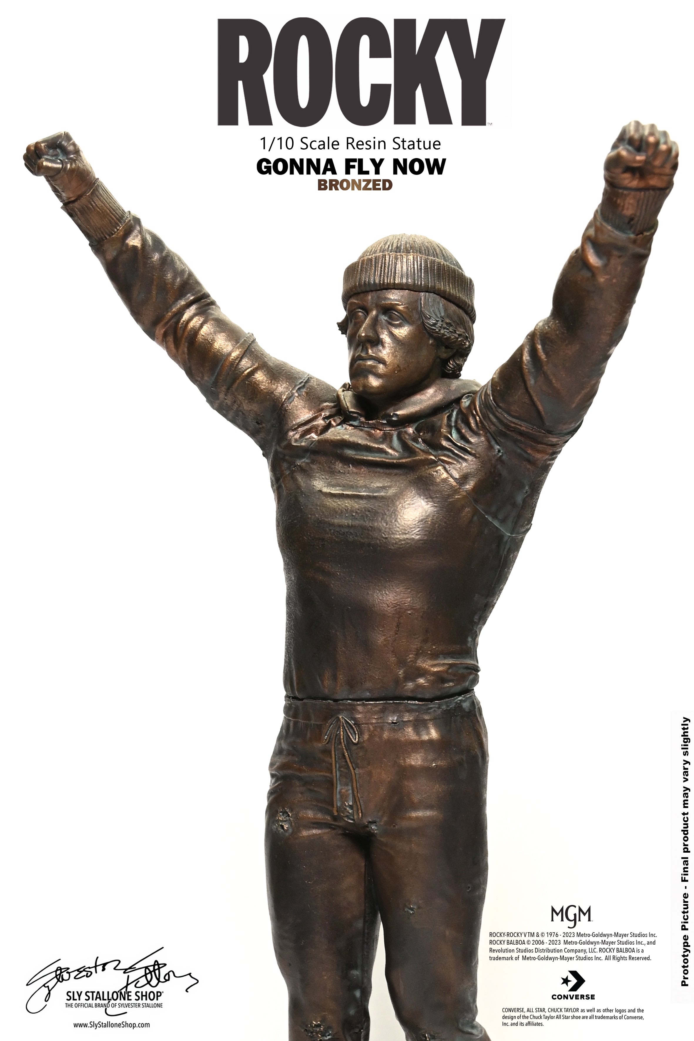 Rocky 1/10 Statue, Gonna Fly Now - Bronzed Version