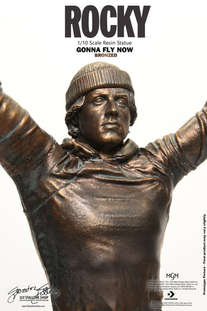 Rocky 1/10 Statue, Gonna Fly Now - Bronzed Version