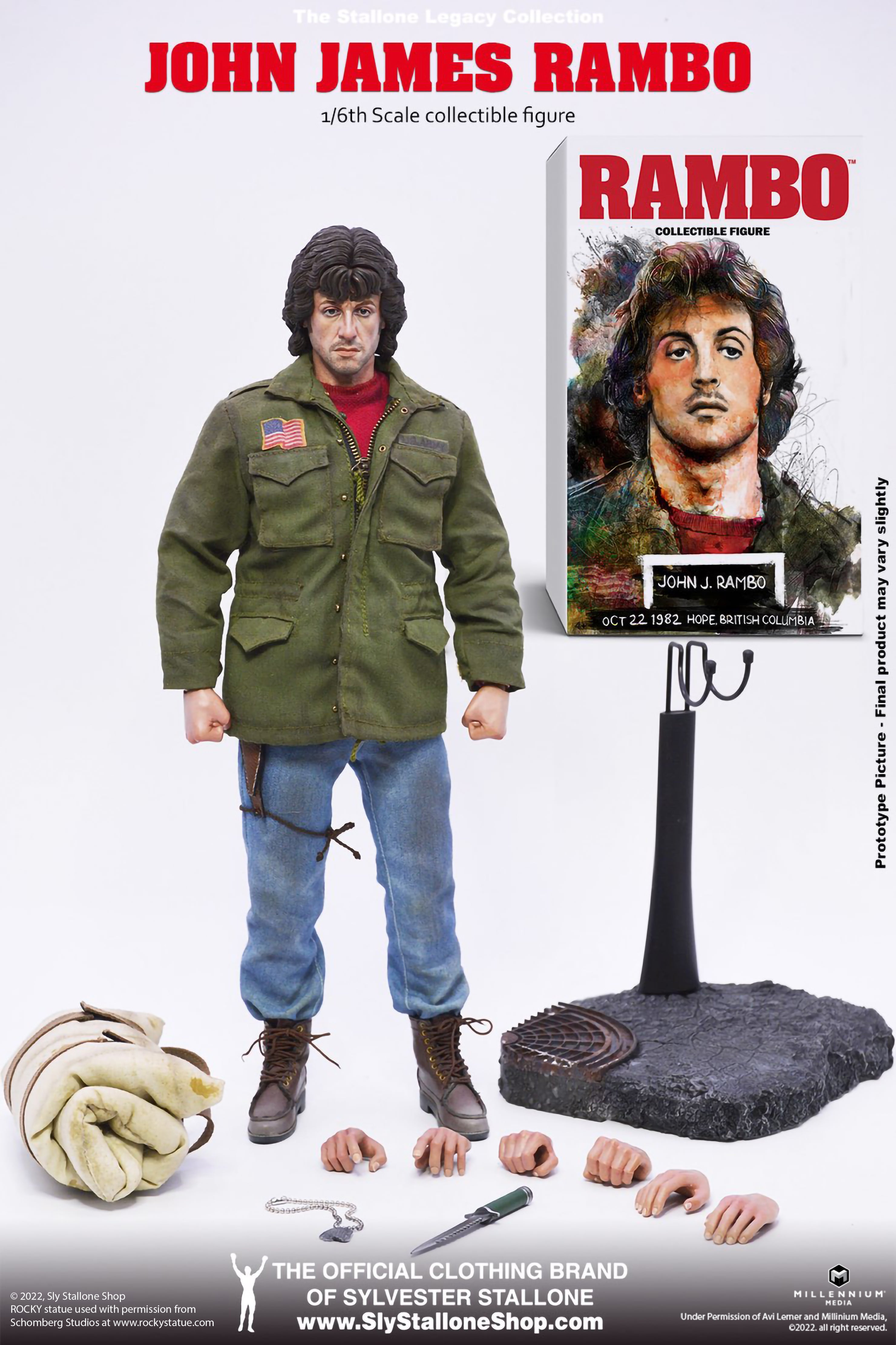 John James Rambo Sixth Scale Figure; FIRST BLOOD Series - PRE ORDER – Sly  Stallone Shop